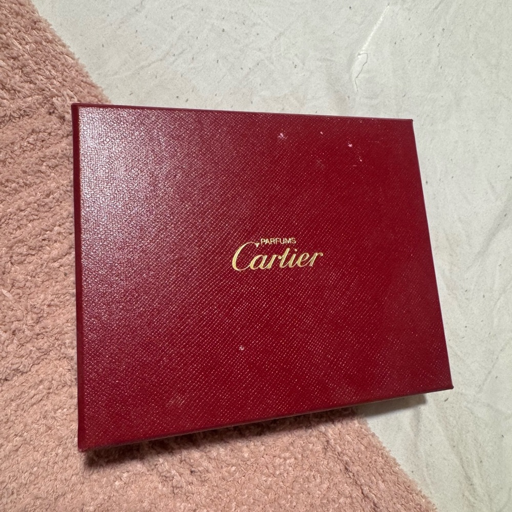 Cartier Perfume Sample Container